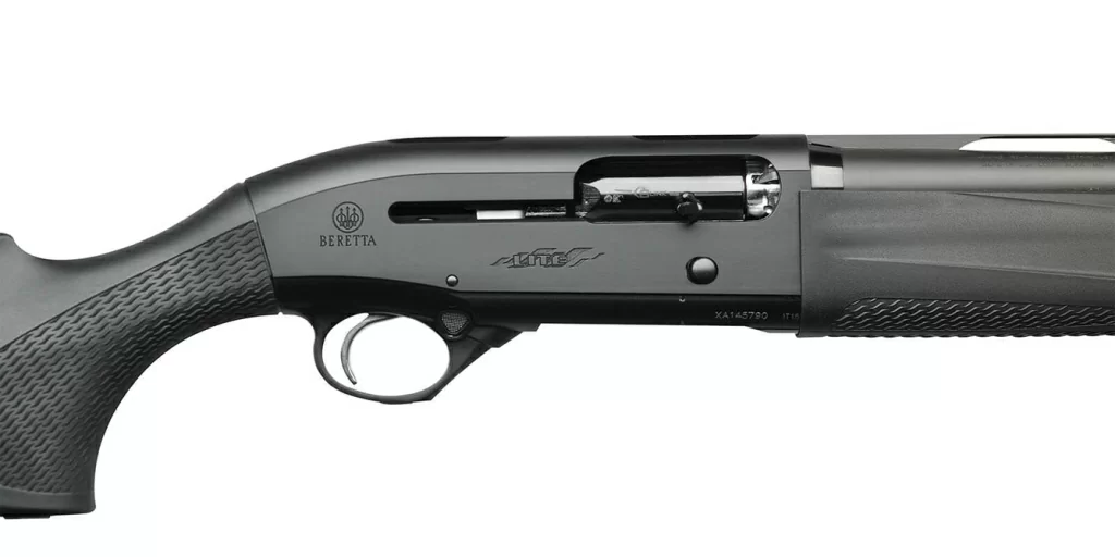 Ресивер полуавтомата Beretta A400 крупным планом