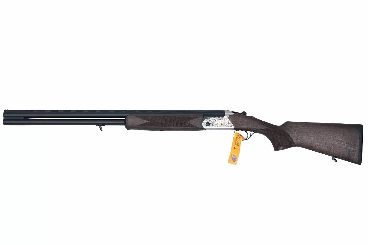 HUGLU EAGLE GR1 SAP Silver GRAVUR пропитка 12х76 L-710,O/U 1С, эжектор, 5д.н., кейс