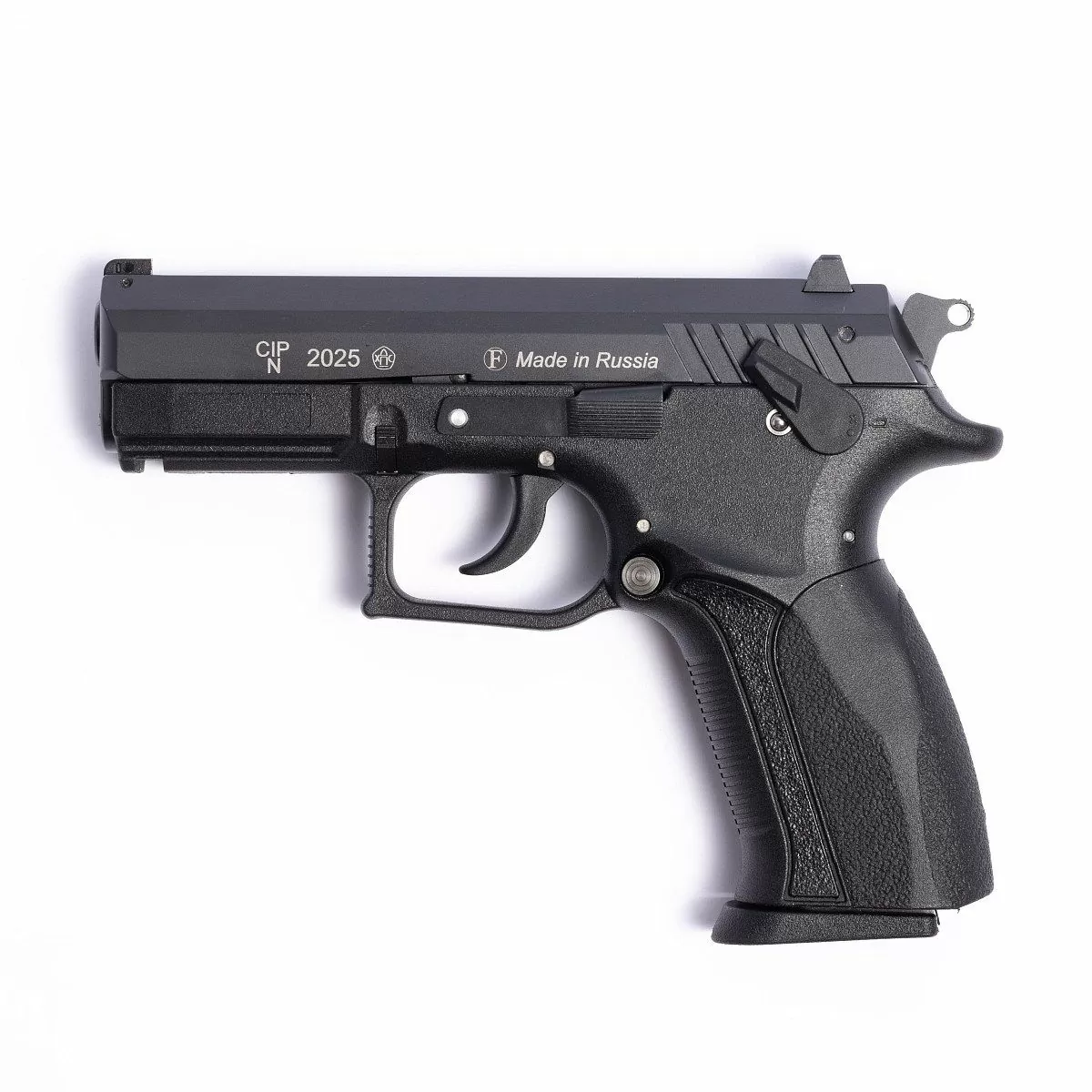 Пистолет травматический Grand Power T12 FM2, 10x28 (азотированный, два выступа)