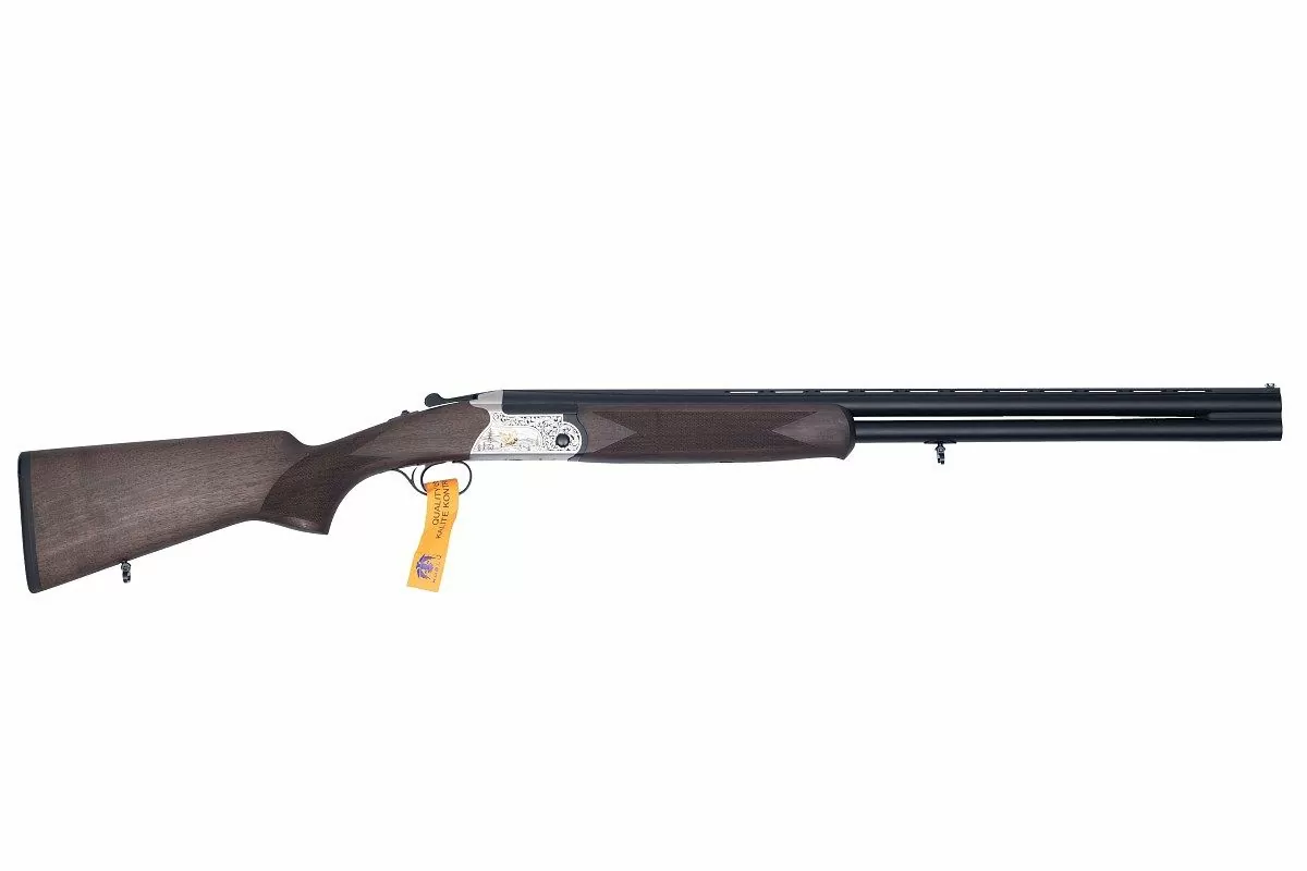 HUGLU EAGLE GR1 SAP Silver GRAVUR пропитка 12х76 L-710,O/U 1С, эжектор, 5д.н., кейс