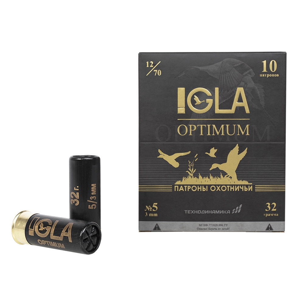 Патрон IGLA-OPTIMUM, 12х70, др.№4 (32г)